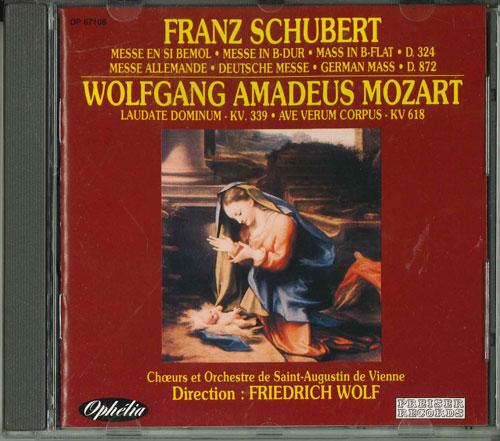 

CD FRANZ SCHUBERT - MESSE EN SI BEMOL OP67108 Non Japan Classical Used