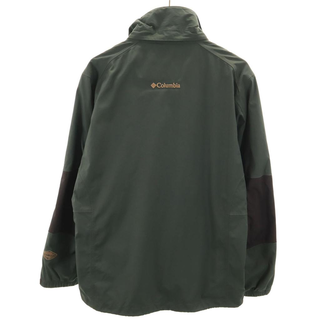 Columbia Nylon Jacket M Khaki Outdoors Men's Used