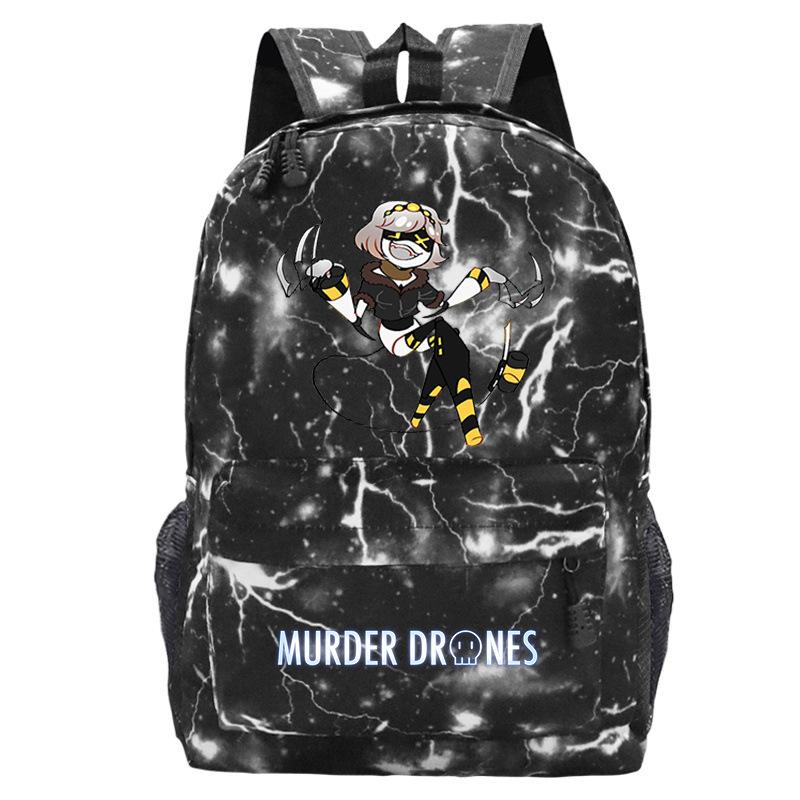 Murder Drones Personality Printing Trend Student School Bag Multifunctional Outdoor Travel Backpack