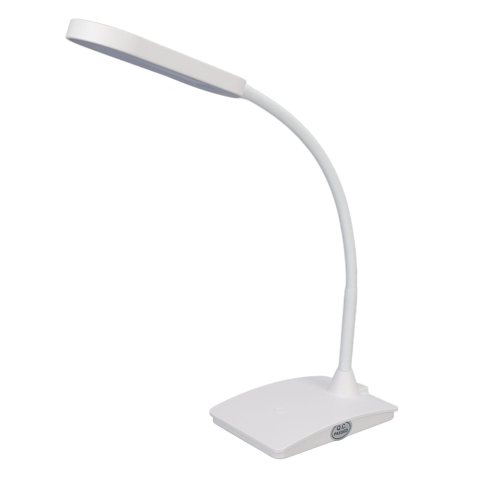 

Светодиодная настольная лампа 3 уровня яркости 27 светодиодов Складная настольная лампа для чтения, макияжа, тату Белая