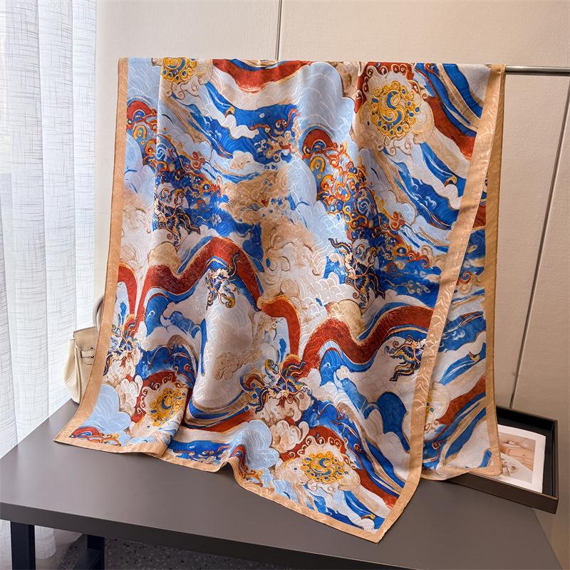 2025 New Print Scarves Women Autumn Winter Scarf Thin Shawls and Wraps Lady Hijab Stoles Luxury Designer Foulard Headband Hijabs