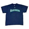 Majestic Mariners Graphic Print T-Shirt Mens Womens Tees Top Spell Out 00S USA Blue Mens