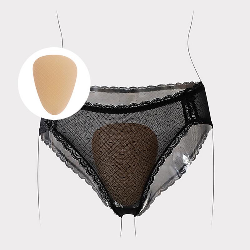 Inserto intimo da donna senza punta di cammello, tassello senza cuciture per pantaloni da yoga, salvaslip confortevole anti-VPL