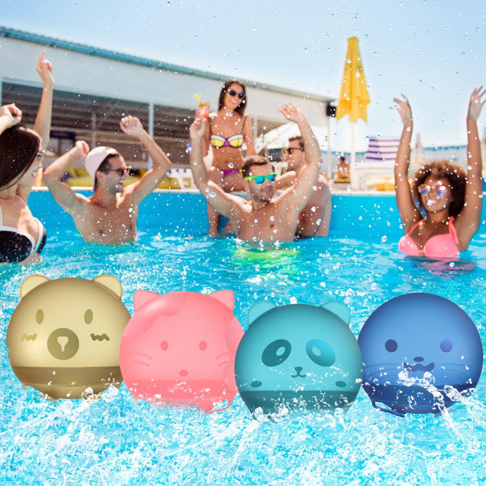 Silicone Reusable Water Balls Refillable Water Bomb Balloons Water Toys for Kids Adults Summer Outdoor Activities