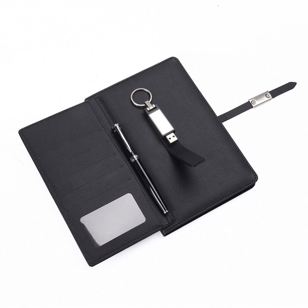 Customer Gift Notebook Set Business Card Holder Give Aways Men Corporate Luxury Business Custom Promotional Gifts Set