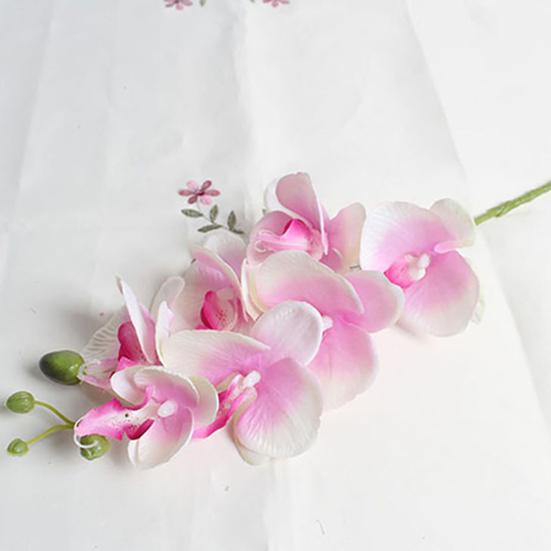 Artificial Butterfly Orchid Silk Flower Home Wedding Decor Phalaenopsis Bouquet