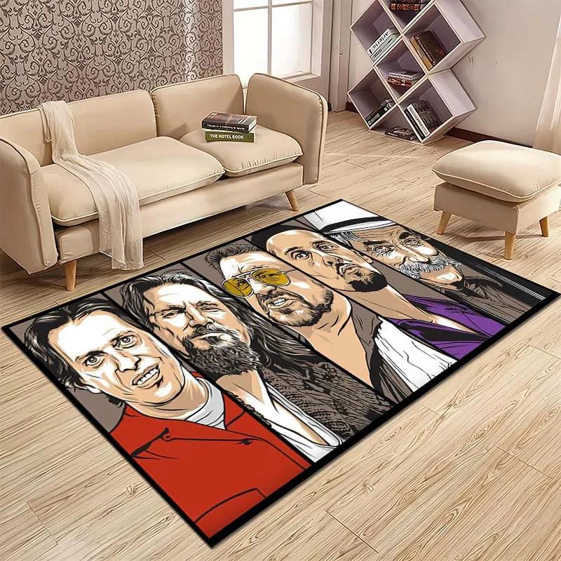 The Big L-Lebowski Pattern Carpet Kitchen MatEntrance Doormat Bedroom Floor Decoration Living Room Carpet Bathroom Anti-slip Rug