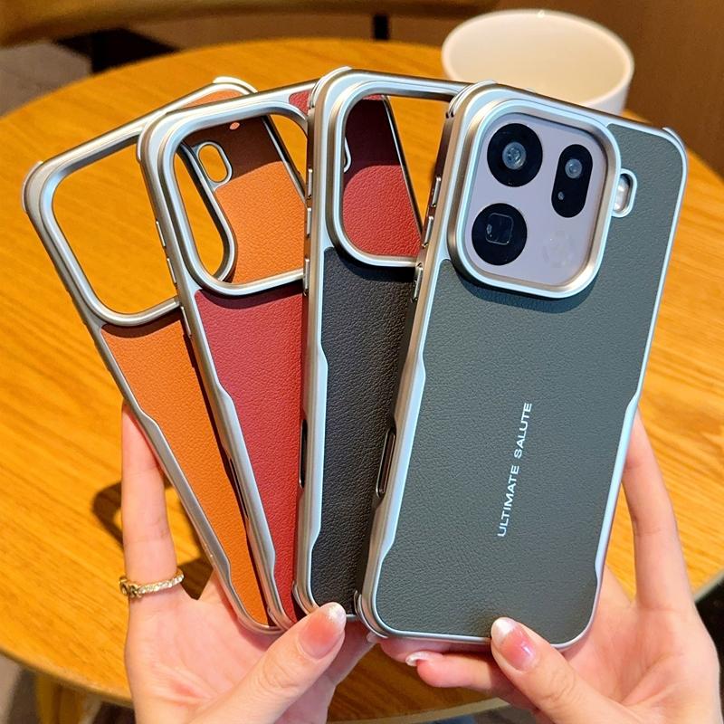 Case For Phone Yulin-003 For Oppo Find X9 X9 Pro Leather Magnetic Waterproof Extraordinary Series Dropproof Fingerprint Phone Case