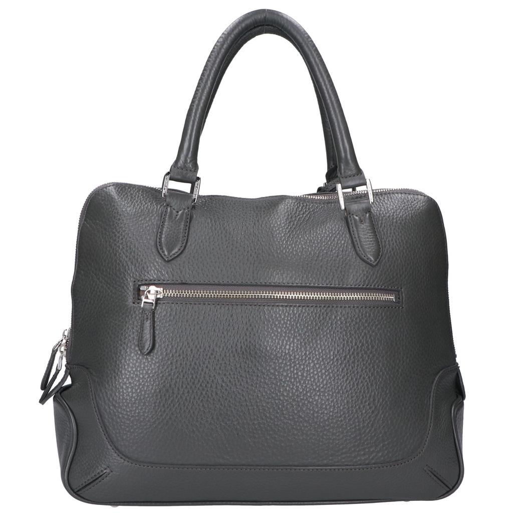 PELLE MORBIDA MB072 Bugatti S Leather 2-Way Shoulder Bag Tote Bag grayUsed