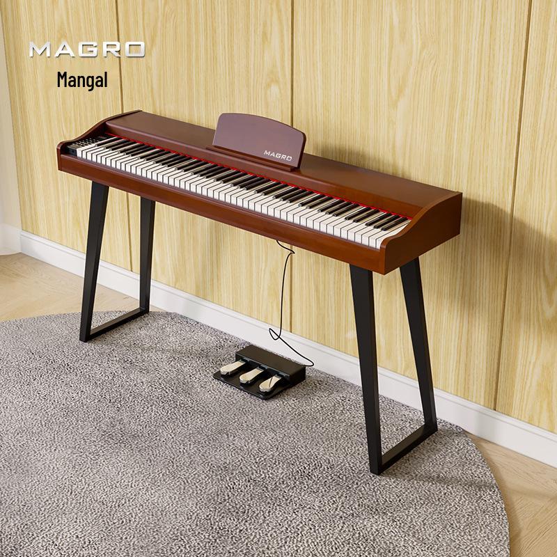 

88-Key Weighted Upright Electric Piano: Multifunctional Intelligent Model for Adults