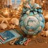Desktop Scenery Making Set Ocean Treasures DIY Patchwork Ball Ornament Kit, Nautical Dolphin Fabric Craft Handmade Set, Coastal Decor, Hanging
