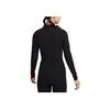 Nike Zenvy Air Series Quick-Dry Full-Length Zip-Up Long Sleeve Cardigan Sweatshirt Women Outerwear Black Cool-Gray FV7424010