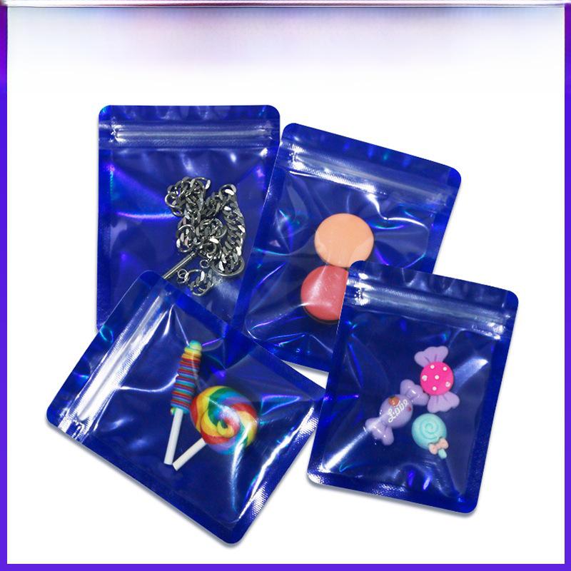 Holografischer Antioxidations-Schmuckbeutel mit Druckverschluss für Ohrringe und Halsketten