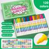 12-120 Colors Acrylic Paint Markers Pens For Fabric Rock Painting Markers Paint Pen Ceramic Glass Canvas DIY Art Making Supplies
