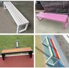 Solid Wood Folding Shoe Changing Stool & Long Resting Bench for Home, Park, or Balcony