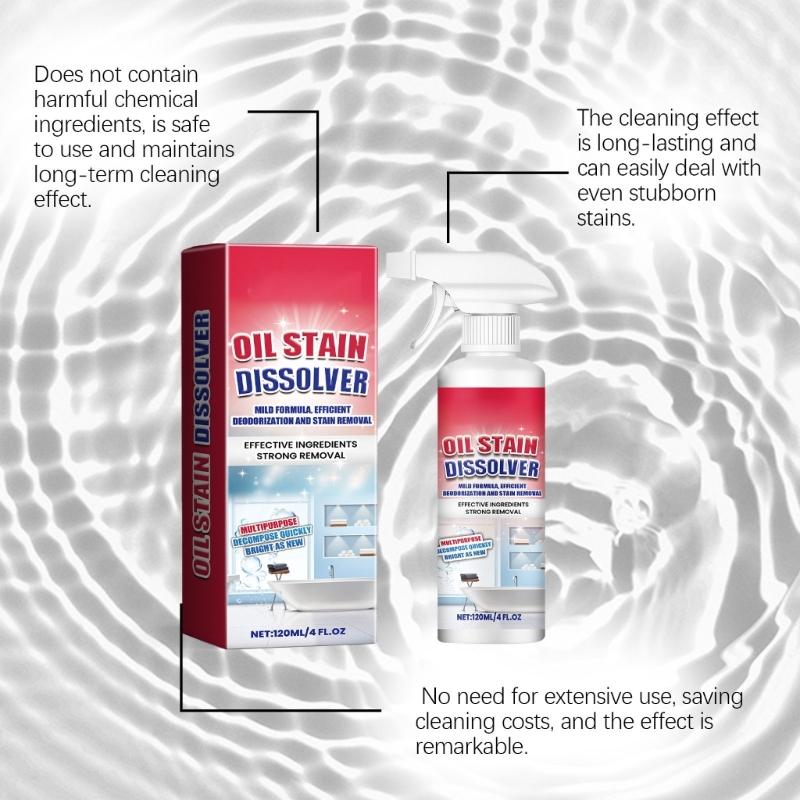Kitchen Countertops Cleaner Degreaser Agent for Stubborn Grease Kitchen Convenient Oil Stain Cleaner