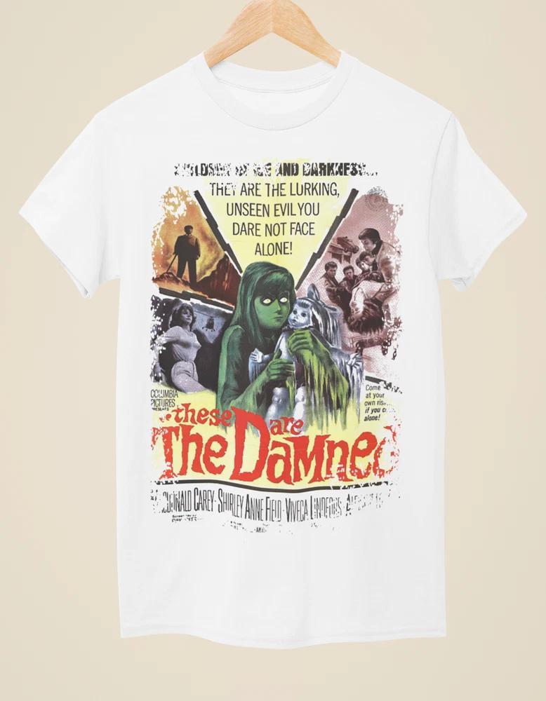 The Damned (1962) Movie Poster Inspired Unisex White TShirt S