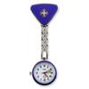 Leppte Luminous Nurse Watch: Clip-on Retro Pocket Breast Watch for Women, Cute Student Engraving