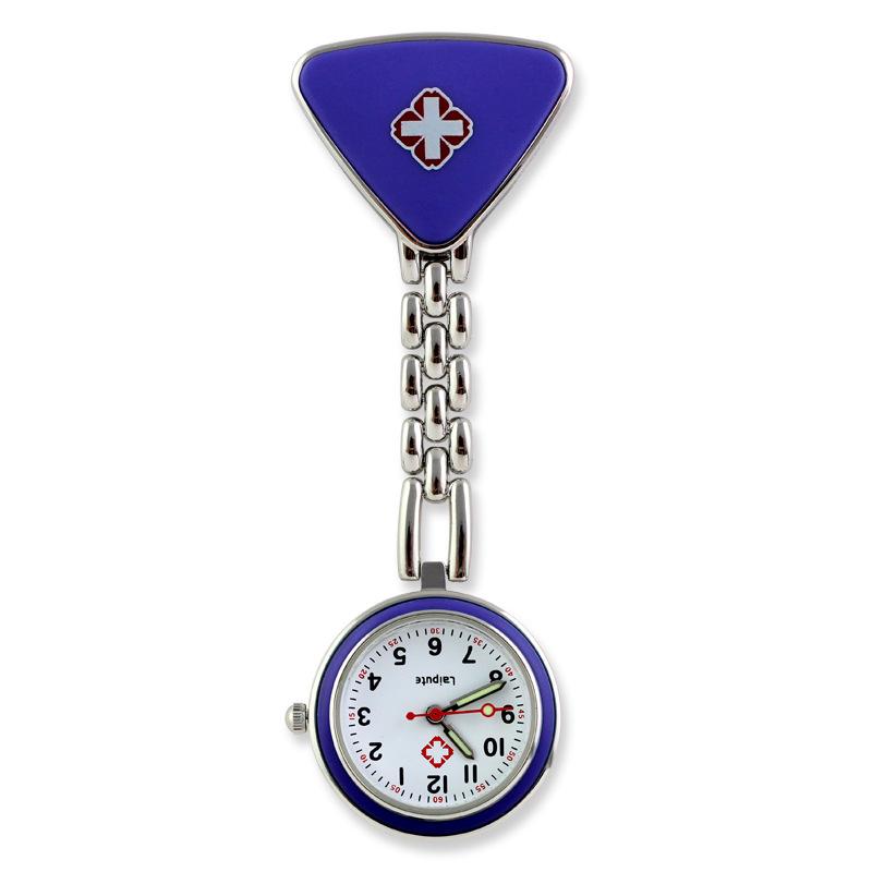 Leppte Luminous Nurse Watch: Clip-on Retro Pocket Breast Watch for Women, Cute Student Engraving