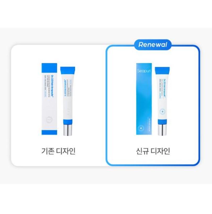 Seapuri Dr.33 Hair Loss Care Ampoule 20ml – Anti Hair Loss Scalp Treatment from Korea
