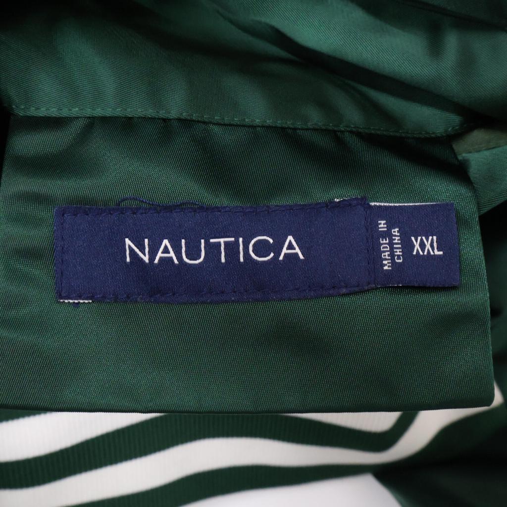NAUTICA Green Riversil Front Logo Jacket Jacket XXL greenUsed