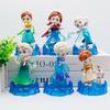 Elsa Frozen Anna Olaf Characters Model Ornament For Decoration Desktop