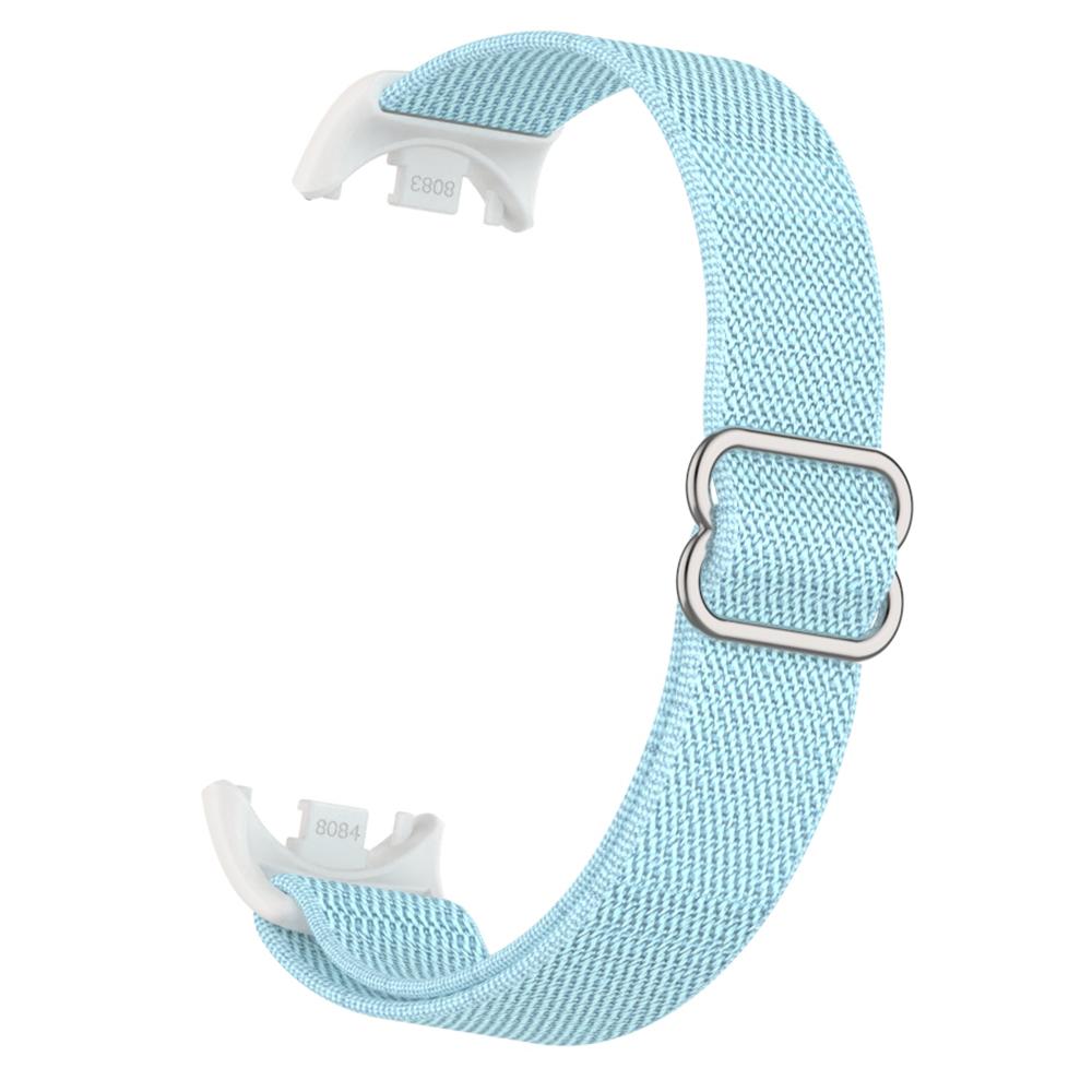 For Xiaomi Smart Band 9/Smart Band 8 Nylon Wrist Strap with Connector Elastic Watch Band