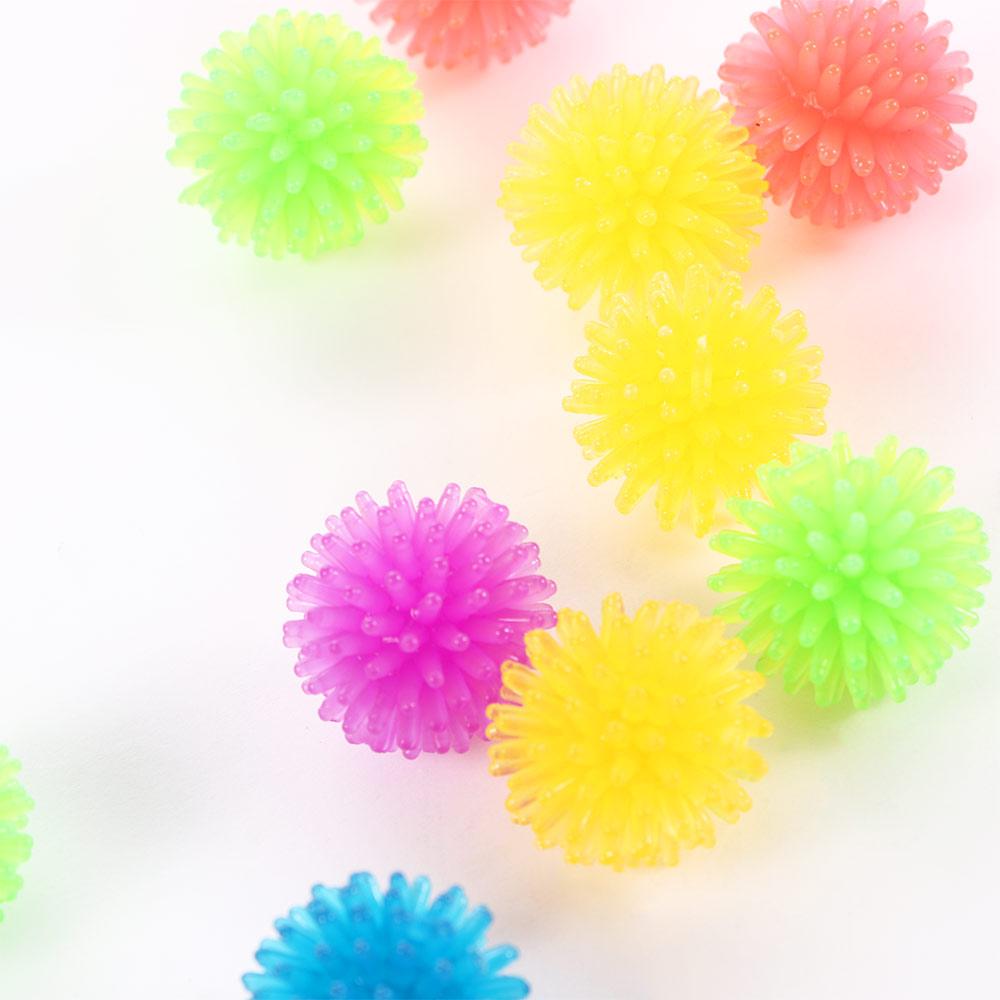 Toy TPR Ball Interactive Toys Fidget Toy Stretch Plush Ball Arbutus Ball Pet Cat Toys Thorn Ball
