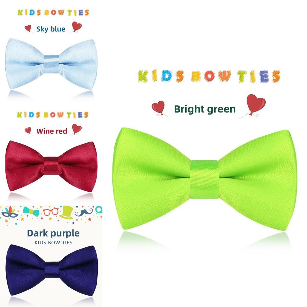 Childrens Korean Style Bow Tie With Silk Material For Party And Performance Use
