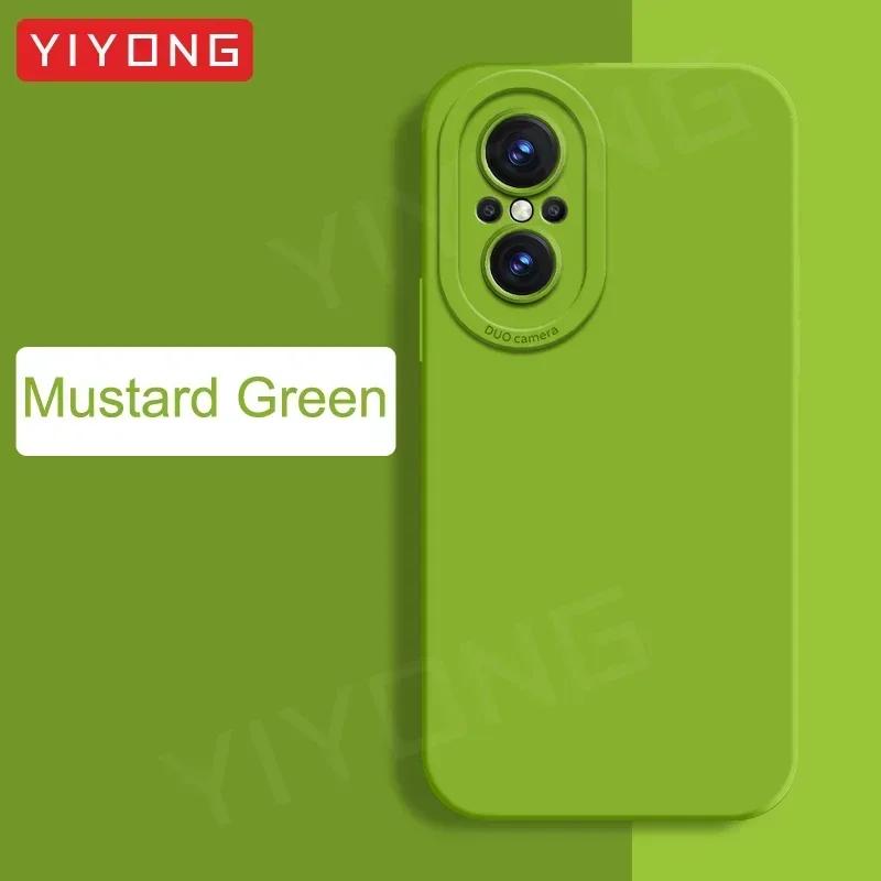 

Чехол для Nova9 SE Мягкий Жидкий Силиконовый Чехол Для Huawei Nova 9 SE 9SE 10 Pro Nova9SE Nova10 Ударопрочные Чехлы для Телефона For Nova 9 SE зелёный