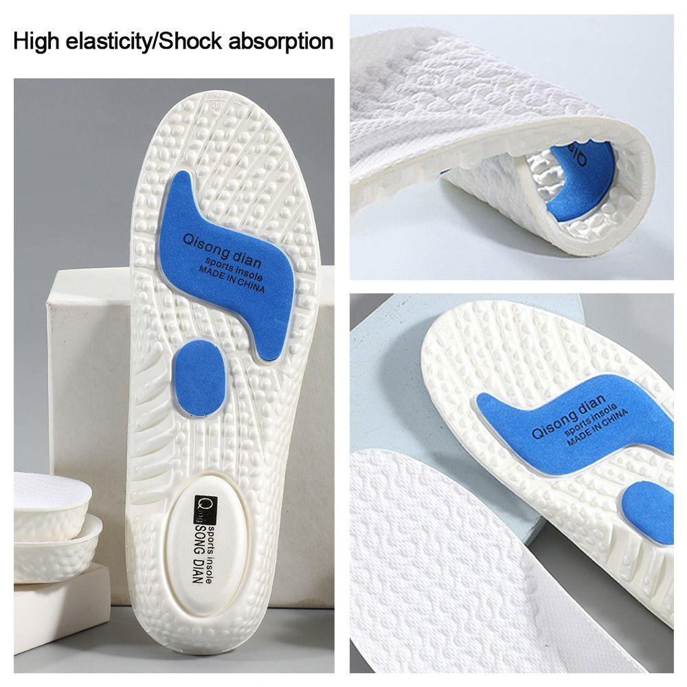 Sports Cushion Sole Shock Absorption Orthopedic Insoles Shoe Pads EVA Insoles Running Insoles