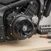 Guarding Motorcycle Fan Cover | Openwork Spiral Cutouts, Lightweight Aluminum Alloy, Cooling