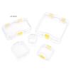 1Pcs Plastic Dental Lab Storage Box with Film Denture Teeth Container Case - False Tooth Case Box with Membrane for Dental Lab
