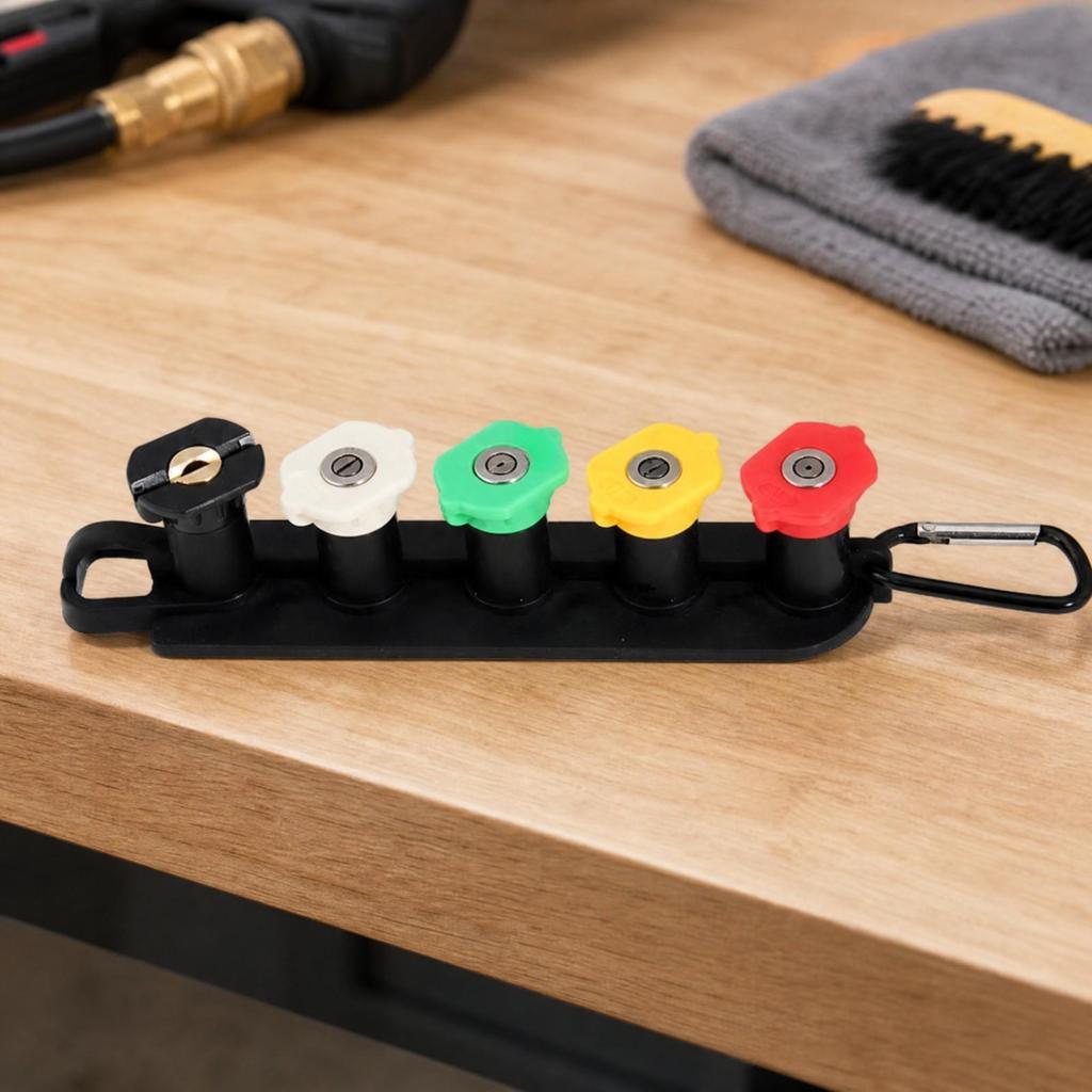 Highpressures Washer Spray Nozzles with Holder Compact Nozzle Portable for Vehicle