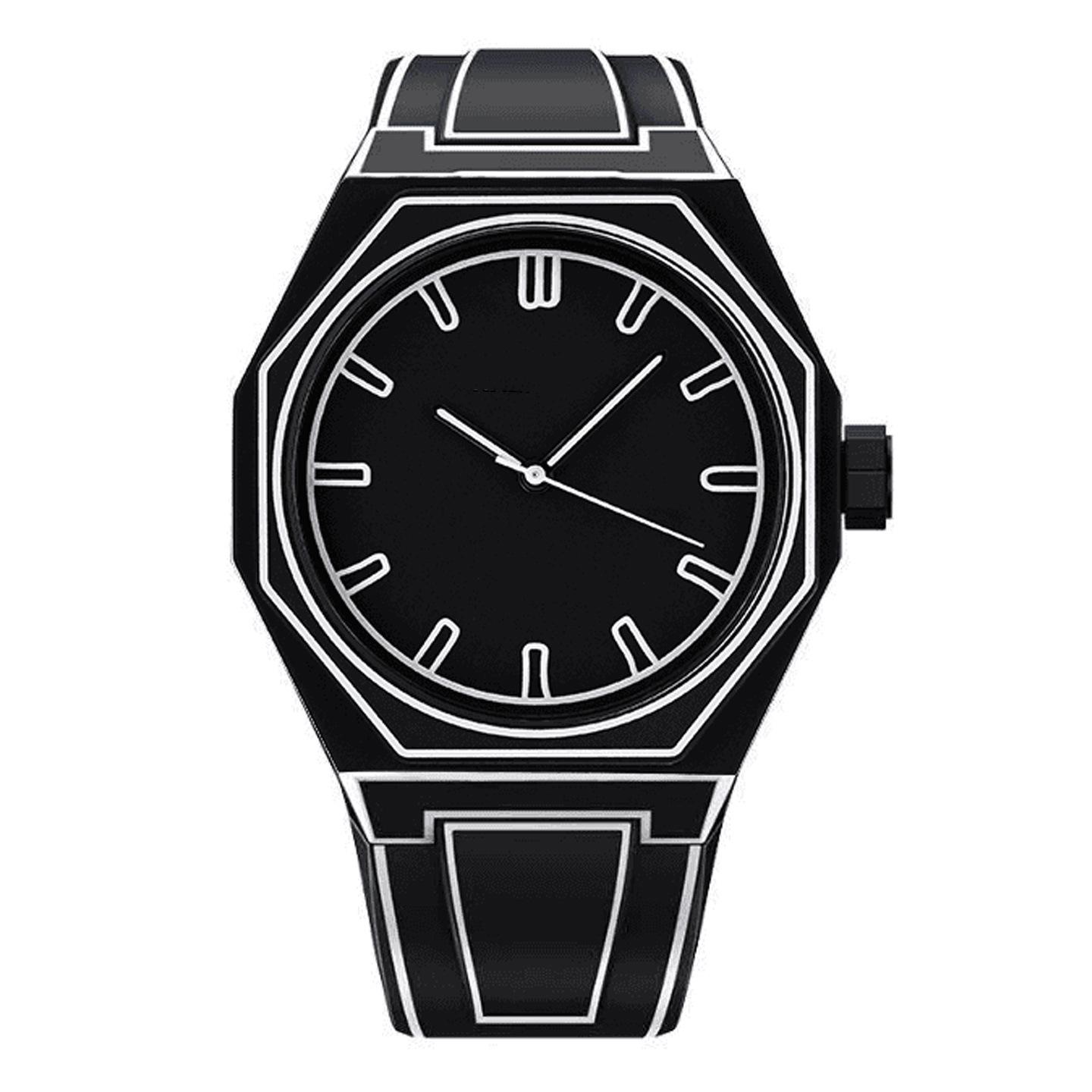 

High-Value Line Animation Watch Female Couple Junior High School Student Male Sports Personality Creative Quartz Watch