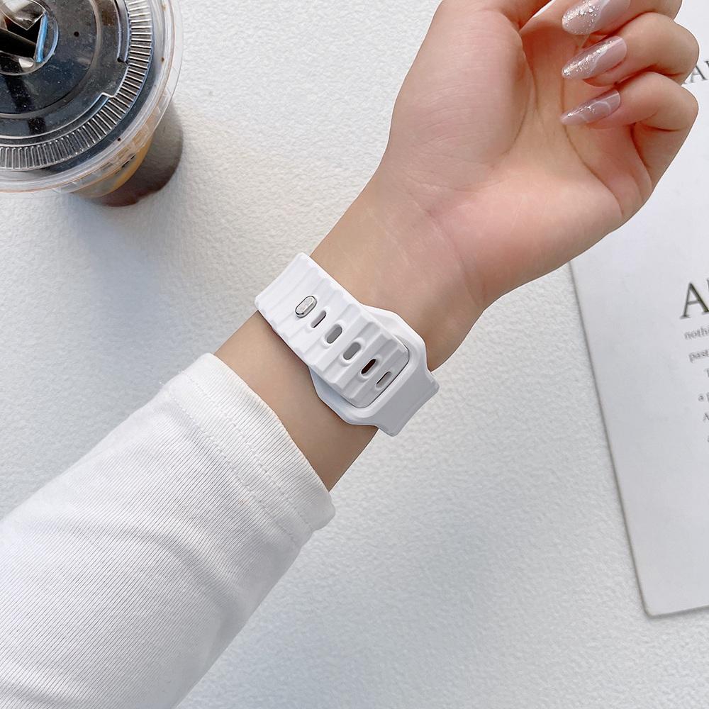 For Fitbit Versa 4 / Sense 2 Resin Watch Band Strap Adjustable Bracelet with Stainless Steel Buckle