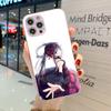 Cute Kurumi Tokisaki Phone Case For IPhone 14 13 12 11 Pro Max X XR XS 8 7 Plus Liquid Glass Color Phone Cover
