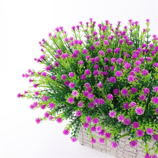 1Pc Babysbreath Artificial Flowers Waterproof Faux Plant Shop Home Bonsai Decor