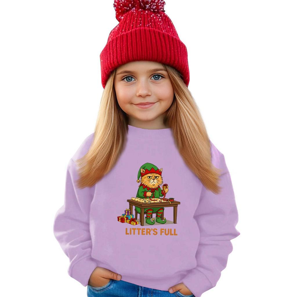 Kinder Sweatshirt Jungen Mädchen Rundhals Sport Sweatshirt Lässiger Pullover Sweatshirt Sportshirt