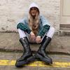 Fashion 2025 Fashion Chunky Platform Motorcycle Boots Women Autumn Winter Pu Leather Knee High Boots Woman Punk Thick Bottom Long Botas