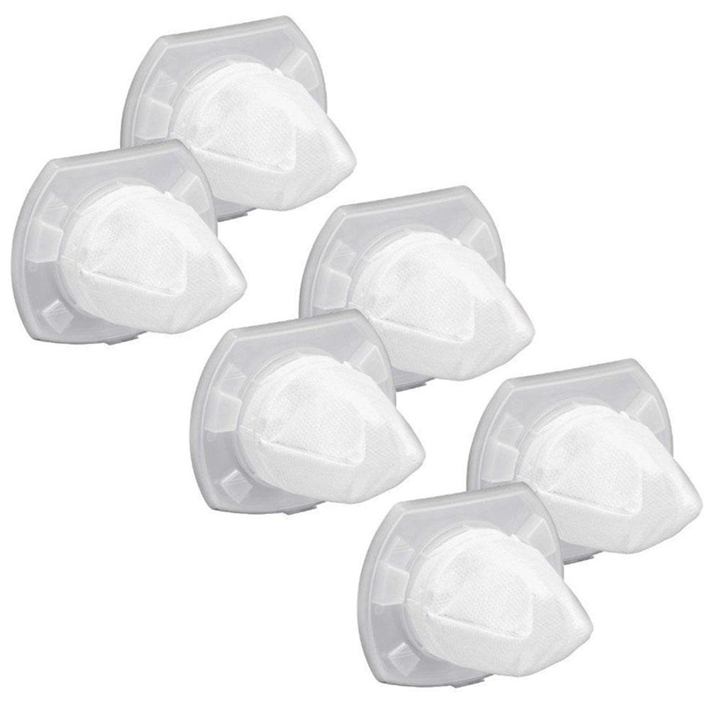 

6pcs/set Vacuum Cleaner Replacement Filter for Black & Decker VF110 Dustbuster Part white #1