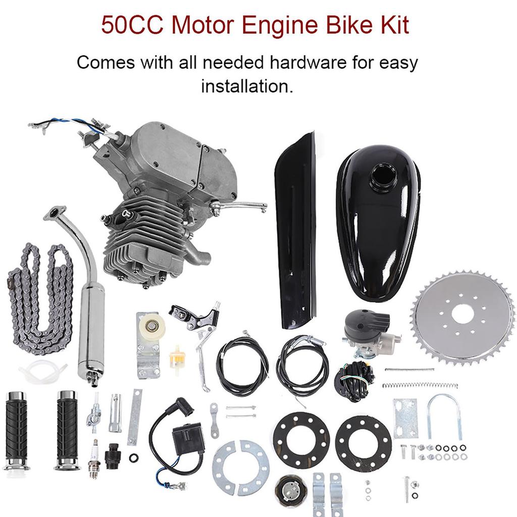 Kit motor de bicicletă 50CC 2?Kit motociclete cu motor Stroke Gas