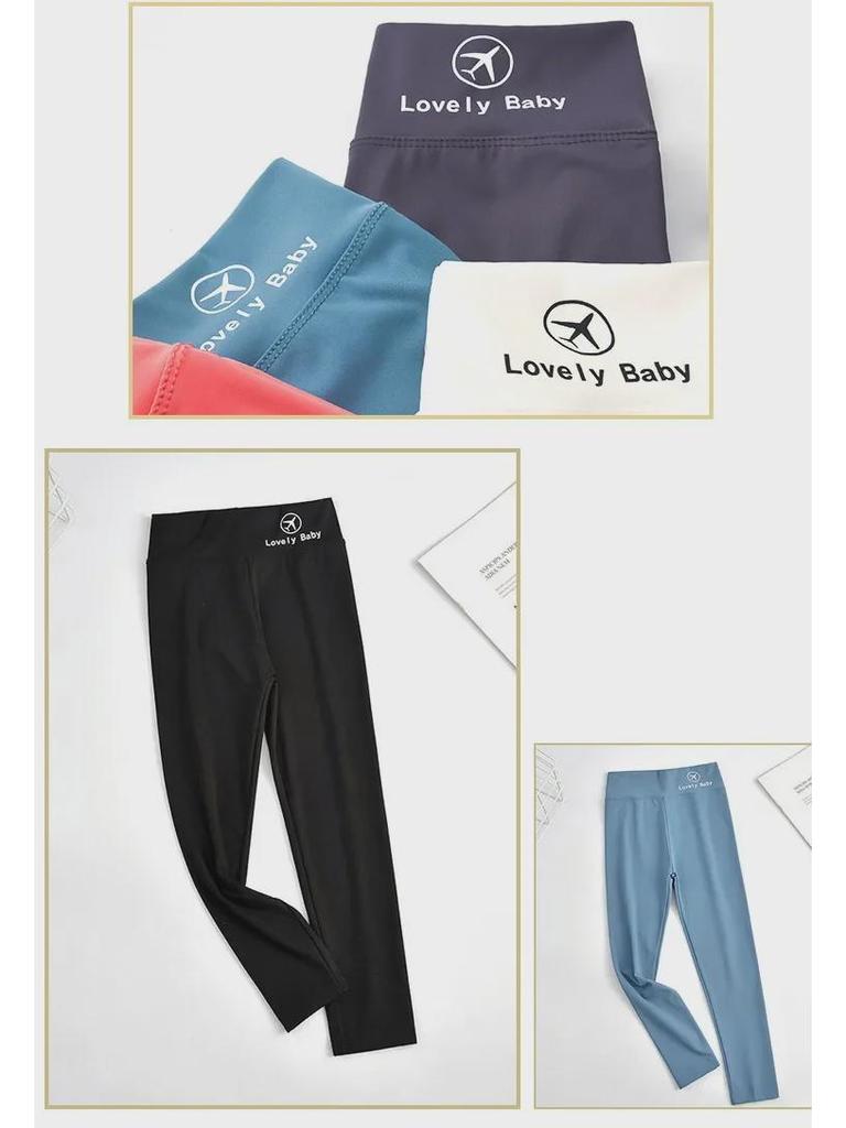 Nowe Dziewczęce Legginsy z Wzorem Skóry Rekina i Samolotami - Cienkie, Modne Spodnie w Stylu Wiosna/Lato dla Dzieci