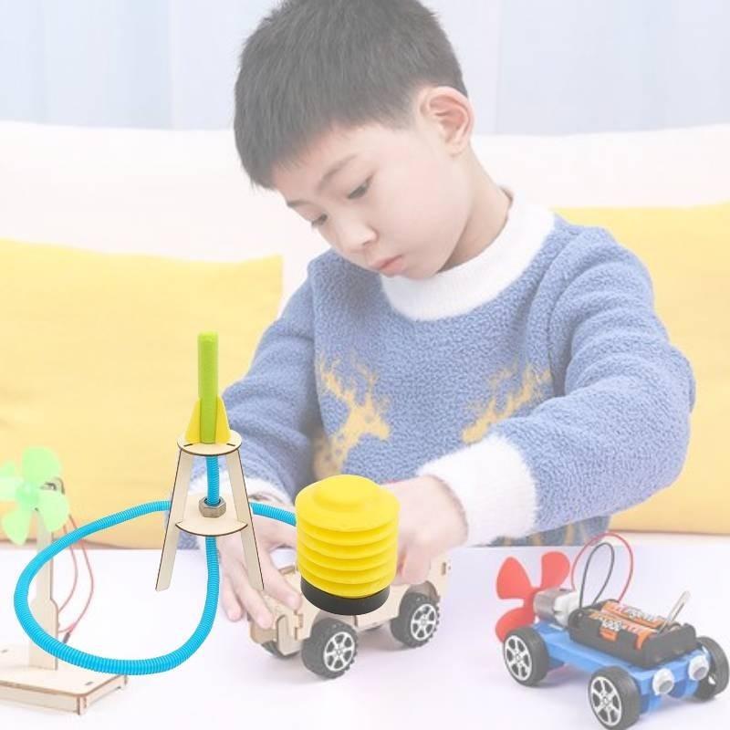 Educational Diy Handmade Rocket Launch Toy For Kids Wooden Material Customizable