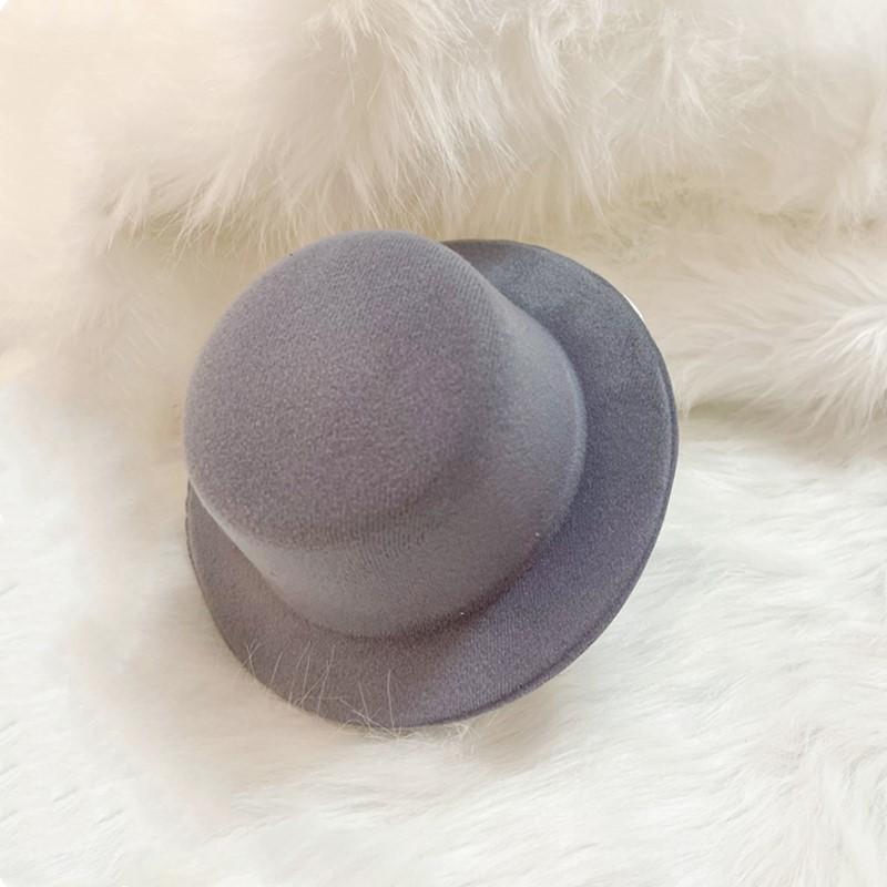 15cm/20cm Cotton Doll Hat - Hard Shell Gentleman Top Hat In Stock