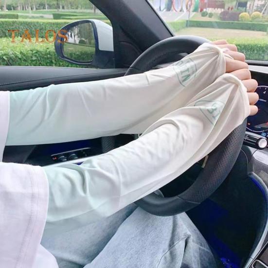 UV-Sonnenschutz-Armstulpen für Damen, kühlende Eisseiden-Armstulpen, Sonnenschutz-Armabdeckung für Radfahren im Freien beim Laufen