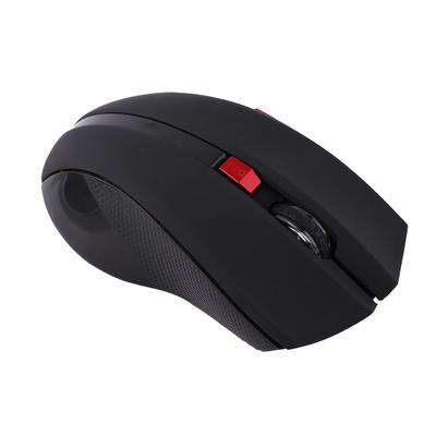 Mouse Óptico Portátil Sem Fio 2,4 GHz Mouses Mecânicos Para Jogos de Computador Preto