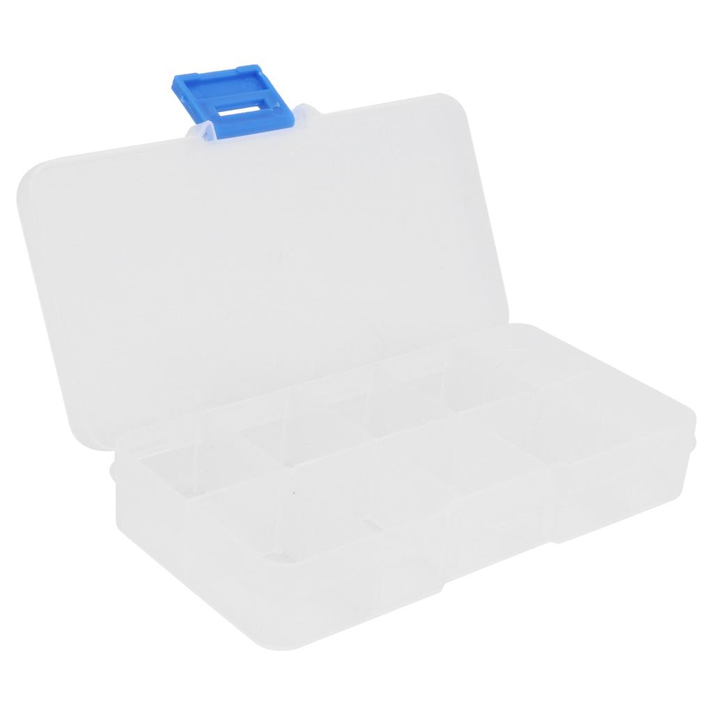 10 Grid Transparent Jewelry Box Plastic Organizer Box Storage Container for Beads Art DIY Crafts