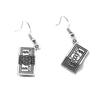 Earrings For Women Fashion Punk Handcuffs Blade Gun Drop Earrings Simple Cool Cute Jewelry Custom Handmade Girls Gift Banknote