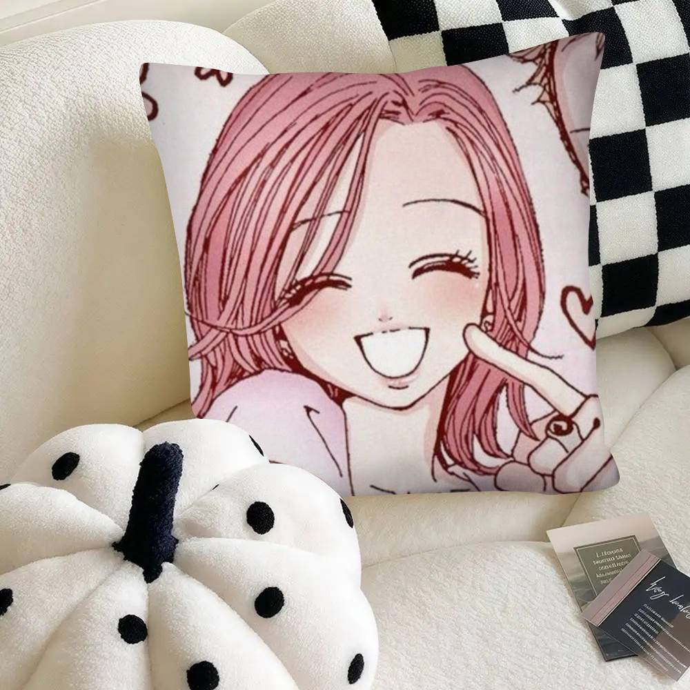 Komatsu Nana Japanese Anime NANA Pillow Case Square Pillow Bedroom Sofa Leisure Comfort Cushion Car Home Decoration